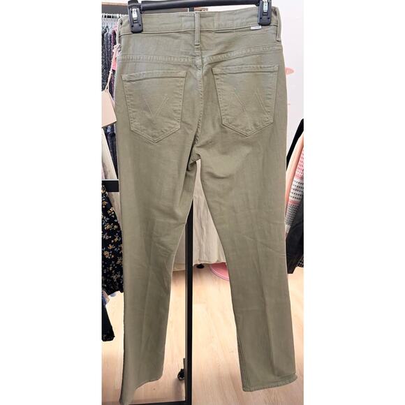 Mother - Insider Hover High-rise Jean GREEN SZ 26 - Picture 4 of 4